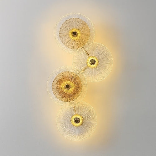 Applique Murale Design en verre | Applique Murale ronde LED