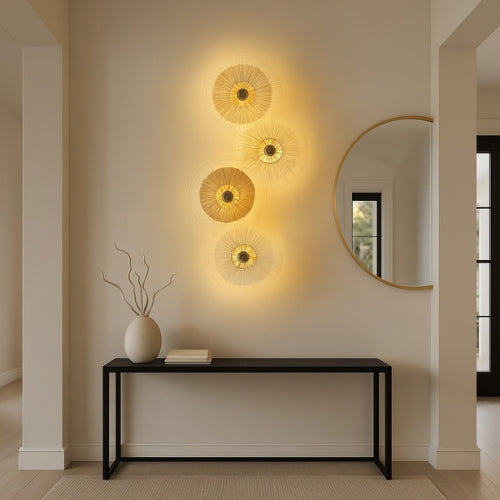 Applique Murale Design en verre | Applique Murale ronde LED