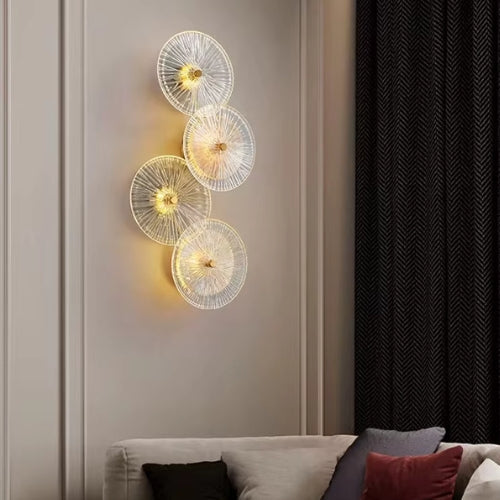 Applique Murale Design en verre | Applique Murale ronde LED