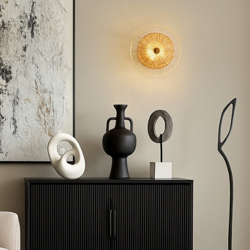 Applique Murale Design en verre | Applique Murale ronde LED