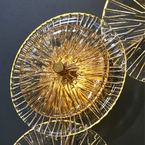 Applique Murale Design en verre | Applique Murale ronde LED
