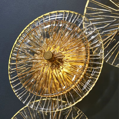 Applique Murale Design en verre | Applique Murale ronde LED